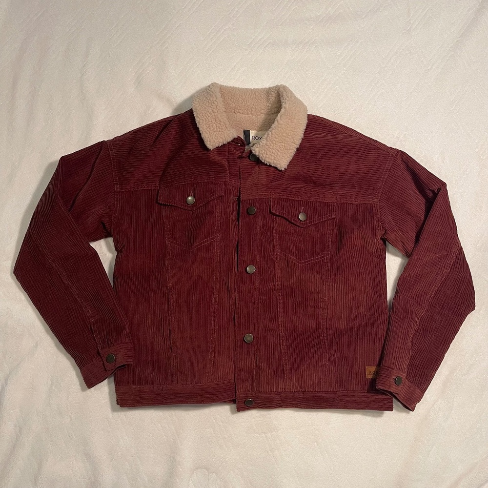 NWT - Roxy women's Corduroy jacket Size: M